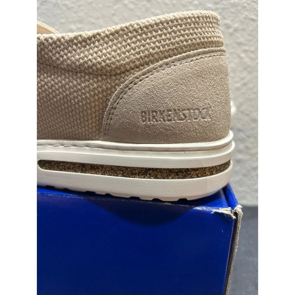Birkenstock Oswego Textile Mixed Leather Sandcastle EU 43 US M10 Mens